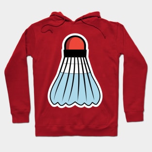 Shuttlecocks splash badminton vector, Badminton logo sticker design and Badminton Championship logo sticker design. Hoodie